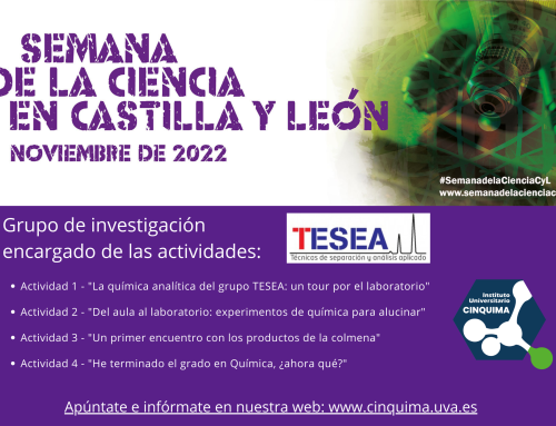 Participa en la Semana de la Ciencia con las actividades de TESEA en el IU CINQUIMA