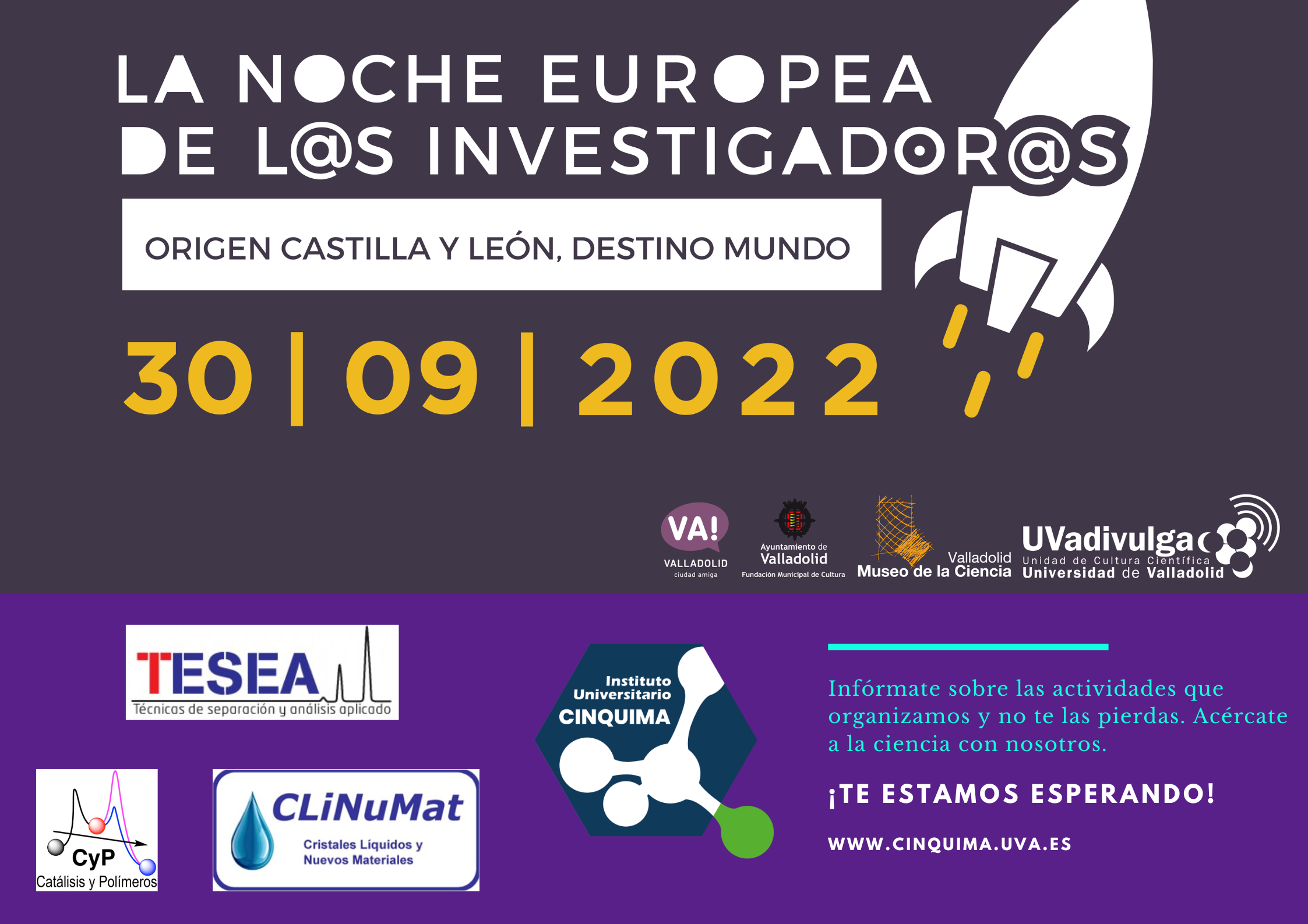 Participa con nosotros en la Noche Europea de los Investigadores en CyL ...